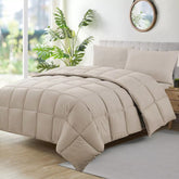 Edredom Ecopluma Toque De Pluma Queen 240x260 Bege