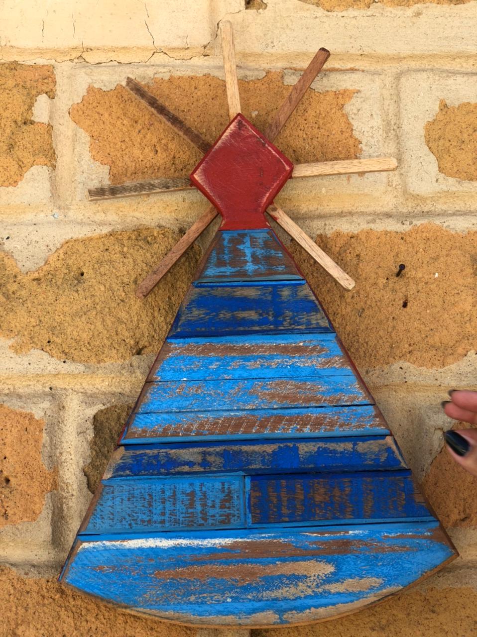 Quadro Nossa Senhora Aparecida de Parede em Madeira