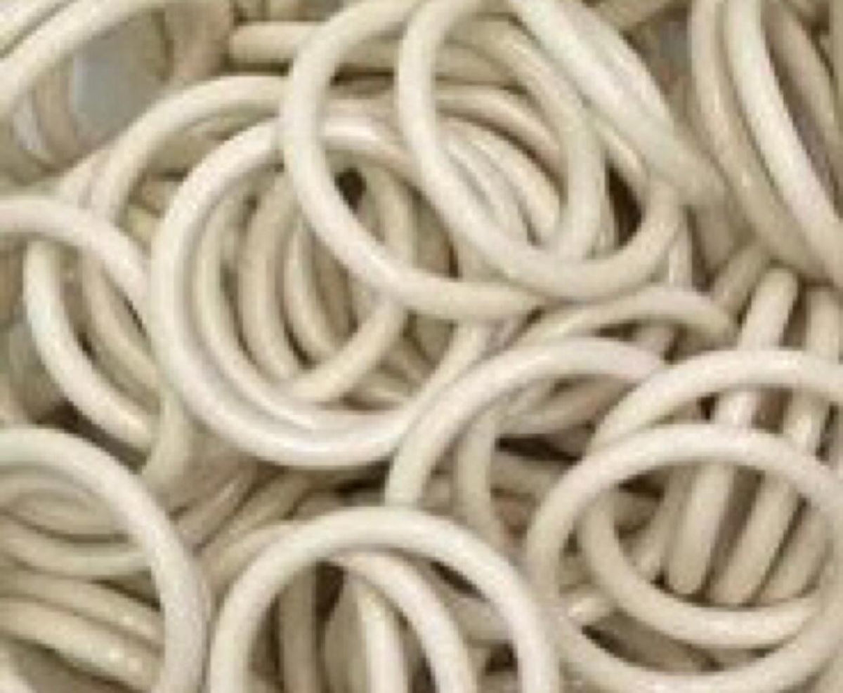 Pacote 100 Argolas Porta Guardanapo de PVC