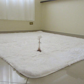 Tapete Peludo Pelúcia Branco 2,00X2,40m