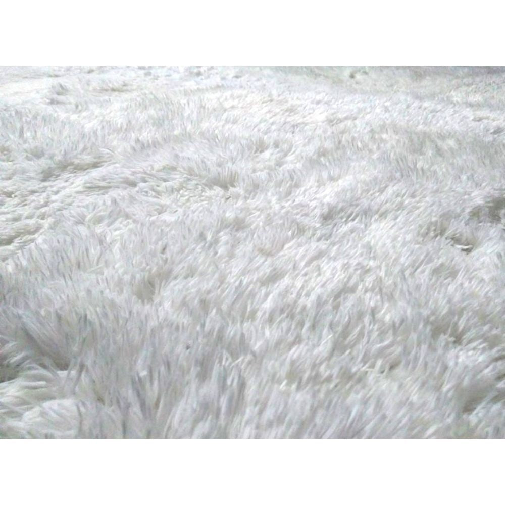 Tapete Peludo Pelúcia Branco 2,00X2,40m