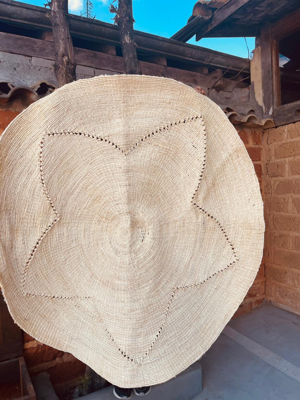 Tapete Sisal Redondo Cru 1,5m