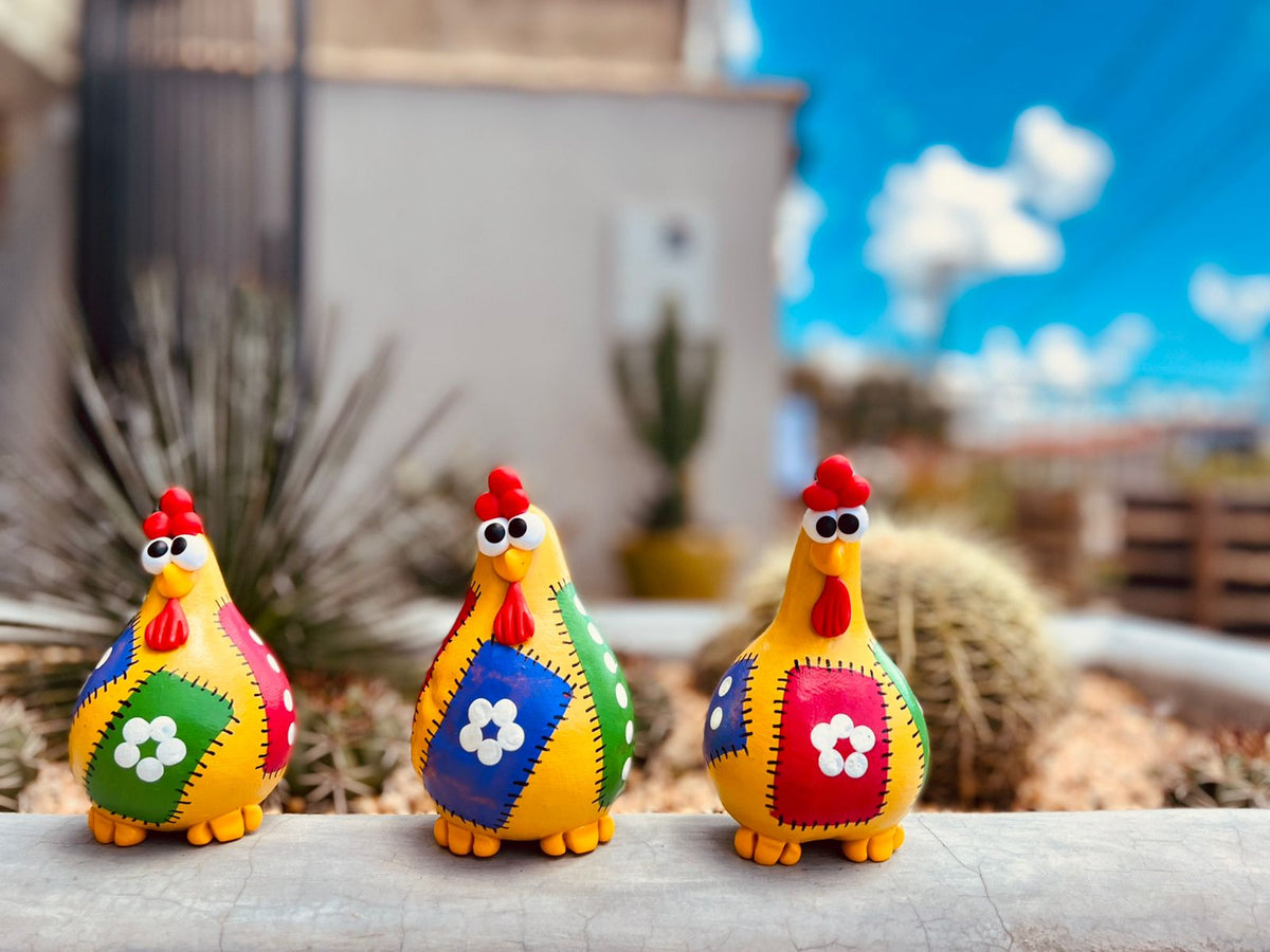 Trio Galinha em Cabaça Amarela